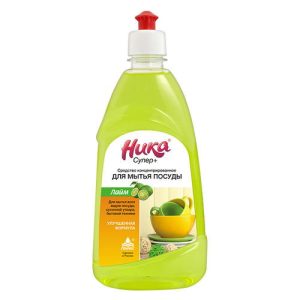 Моющее средство: НИКА СУПЕР ПЛЮС 500мл для мытья посуды пуш-пул