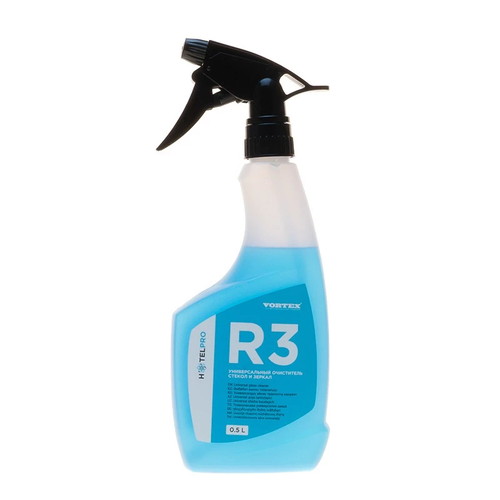 Вортекс: R3 GLASS 500мл универсальный очиститель стекол и зеркал с триггером