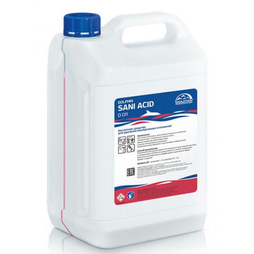 Dolphin: Сани-Асид 10л кислотное ср-во для удаления известкового налета
