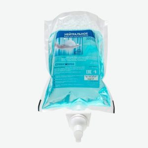 Расходники Кеман: Мыло жидкое пенящееся 800 мл нейтральное в картридже бирюзовое