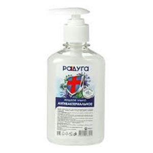 Мыло жидкое: РАДУГА 250мл антибактериальное дозатор