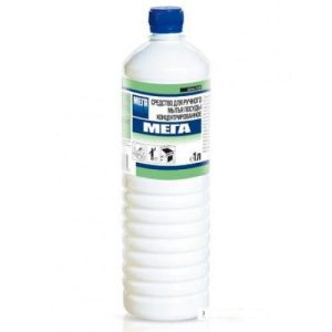 Мега: Мега 1л для ручного мытья посуды флакон