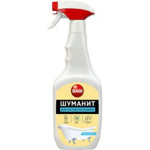 Чистящее средство: БАГИ ШУМАНИТ 500мл спрей для сантехники