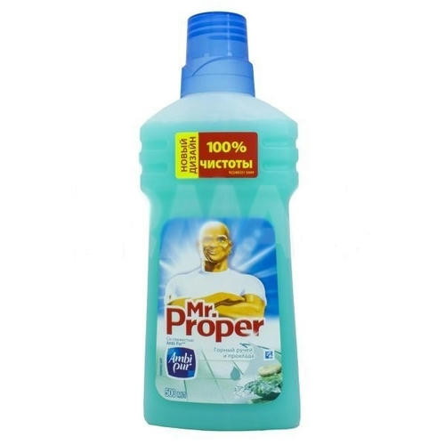 Чистящее средство: МИСТЕР ПРОПЕР 500мл ГОРНЫЙ РУЧЕЙ