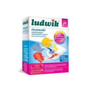 Салфетки для предотвращения окрашивания одежды во время стирки 20шт Ludwik