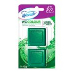 Таблетка для бачка унитаза WC Colour зеленый 2шт KOLORADO