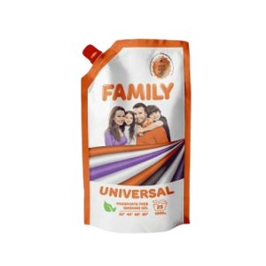 Гель для стирки 1л универсал (дой-пак) For my family