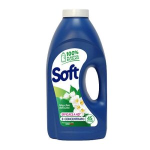 Гель для стирки 2,25л для деликат.тканей Деликатный мускус 45пр Soft