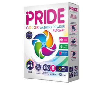 Порошок для стирки 400гр автомат для цветных вещей Весенние цветы Pride