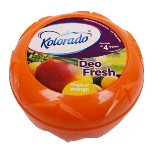 Освежитель гелевой 150гр Тропическое манго Deo Fresh KOLORADO