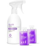 Средство для чистки стекла Glass, 2 капсулы, бутылка с распылителем DutyBox Grass