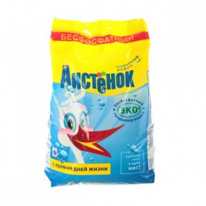 Стиральный эко порошок детский с активным биокомплексом Аистенок Аист 4 кг
