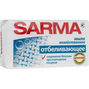 Хозяйственное мыло с отбеливающим эффектом Sarma Невская косметика 140мл/гр