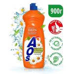 Средство для мытья посуды Бальзам ромашка и витамин Е AOS 900мл