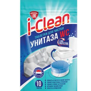 Таблетки для чистки унитаза,10 шт I-Clean Romax