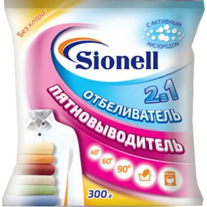 Отбеливатель-пятновыводитель 2в1 300 гр Sionell