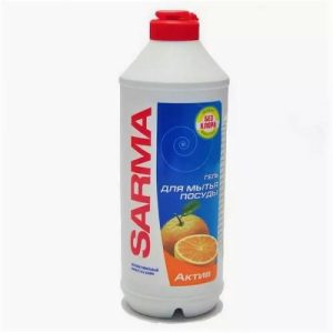 Гель для мытья посуды Антибактериальное Актив Sarma Невская косметика 500мл
