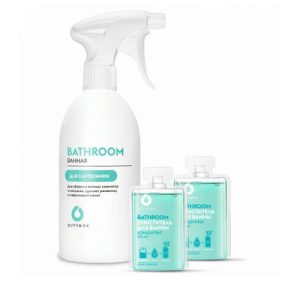 Комплект Bathroom для сантехники 2*50мл + 500 мл DutyBox Grass
