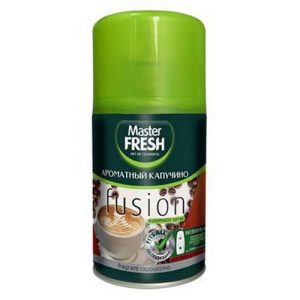 Мастер Фреш - сменный баллон для авт спрея Ароматный Капучино 250 мл / 12