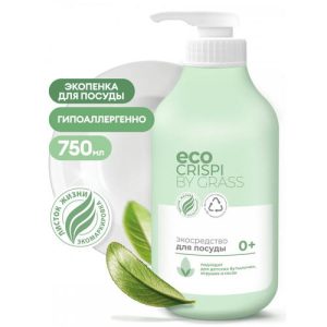 Экосредство для мытья посуды, детской посуды, игрушек, бутылочек и сосок Crispi Grass 750мл