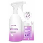 Освежитель воздуха AROMA емкость 500 мл + 2 капсулы концентрата алоэ вера по 50 мл DutyBox Grass