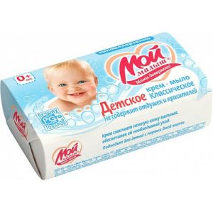 Крем-мыло туалетное твердое Классик Мой Малыш НМЖК 100гр