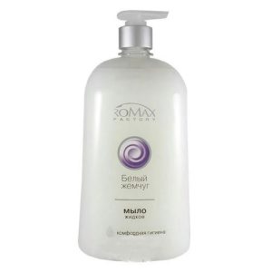 Мыло жидкое Белый жемчуг Romax 1000мл