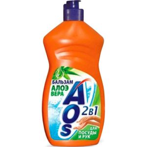 Средство для мытья посуды Бальзам Алоэ Вера 450 мл AOS