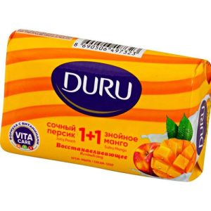 Крем-мыло Увлажняющий Сочный персик и знойное манго Duru 80гр