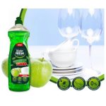 Master FRESH Гель для мытья посуды ЯБЛОКО без фосфатов, активная пена, 750мл TURBO / 12