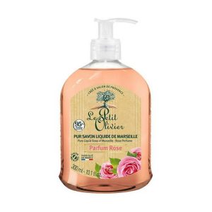 Мыло жидкое с ароматом розы, Le Petit Olivier Pure liquid traditional Marseille soap-Rose
