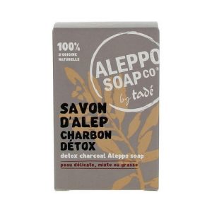 Мыло детоксикационное с активированным углем, Tade Detox Charcoal Aleppo Soap