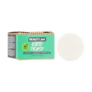 Мыло для волос и бритья, Beauty Jar Easy Peasy Shampoo & Shave Multi-Purpose Bar