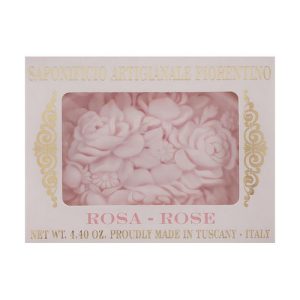 Мыло натуральное "Роза", Saponificio Artigianale Fiorentino Botticelli Rose Soap