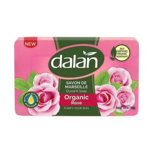 Глицериновое мыло "Роза", Dalan Savon De Marseille Glycerine Soap Organic Rose