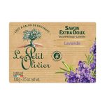 Мыло экстранежное, с экстрактом лаванды, Le Petit Olivier Extra mild soap-Lavender