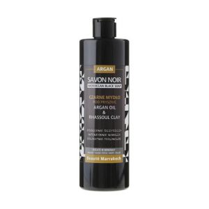 Натуральное черное мыло для душа с аргановым маслом, Beaute Marrakech Shower Black Soap Argan Oil & Rhassoul Clay