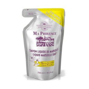 Жидкое Марсельское мыло в экономичной упаковке "Лимон", Ma Provence Liquid Marseille Soap Lemon