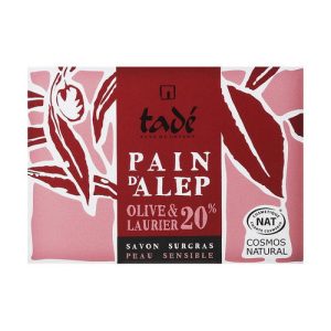 Мыло алеппское с лавровым маслом 20%, Tad_ Pain d'Alep Olive & Laurier 20% Soap
