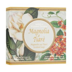 Натуральное мыло "Магнолия и Тиаре", Saponificio Artigianale Fiorentino Magnolia & Tiare Soap