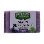 Мыло "Лаванда", Maitre Savon De Marseille Savon De Provence Lavender Soap Bar