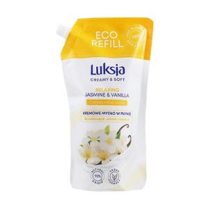Жидкое крем-мыло "Жасмин и Ваниль", Luksja Creamy & Soft Jasmine & Vanilla Hand Wash (дой-пак)