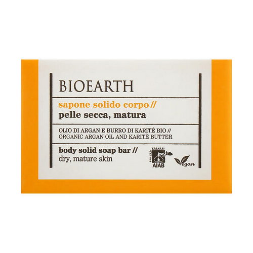 Мыло для тела "Аргановое масло и масло ши", Bioearth Organic Argan&Karite Butter Body Soap