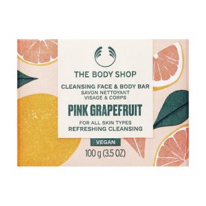 Мыло для лица и тела "Розовый грейпфрут", The Body Shop Pink Grapefruit Cleansing Face & Body Bar