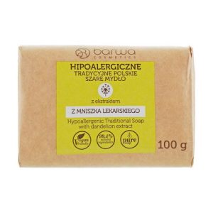 Гипоаллергенное традиционное мыло с экстрактом одуванчика, Barwa Hypoallergenic Traditional Polish Soap With Dandelion Extract