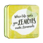 Мыло для тела в металлической коробке "Лимон", Scottish Fine Fruits Lemons Soap