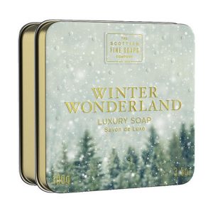 Мыло в металлической коробке, Scottish Fine Soaps Winter Wonderland Luxury Soap