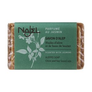Мыло алеппское "Жасмин", квадратное, Najel Aleppo Soap Jasmine Mild Soap