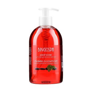 Грязевое мыло с экстрактом гинкго билоба, BingoSpa Mud Soap