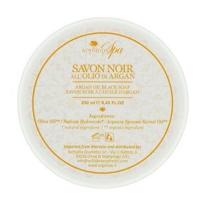 Натуральное черное оливковое мыло "Аргановое масло", Arganiae Spa Argan Oil Black Soap